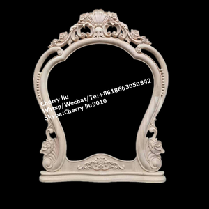 Unfinished Carved Fancy Wood <strong>Mirror</strong> <strong>Frames</strong> - Product Image 3