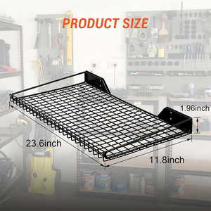 Organisateur <span class=keywords><strong>de</strong></span> stockage mural-Support <span class=keywords><strong>de</strong></span> panneau à grille métallique pour l'organisation du <span class=keywords><strong>jardin</strong></span>, du garage et <span class=keywords><strong>de</strong></span> l'entrepôt - Product Image 3