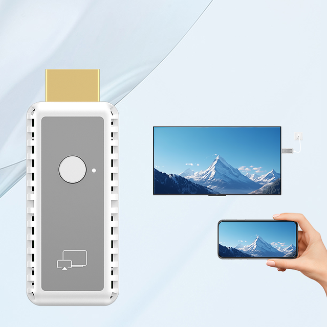 HOOMC  Wireless 1080P 60Hz HDMI Transmitter 10M Audio & Video Accessory Screen Cast Mirroring Adapter with Airplay Feature
