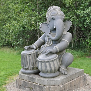 Estatua de mármol blanco,