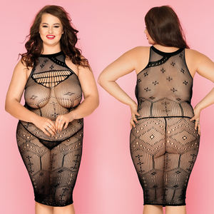Body de malla <span class=keywords><strong>Sexy</strong></span> de talla grande para mujer gordita, lencería erótica <span class=keywords><strong>Sexy</strong></span>, medias 2024, Bodystocking <span class=keywords><strong>Sexy</strong></span> para mujer - Product Image 6
