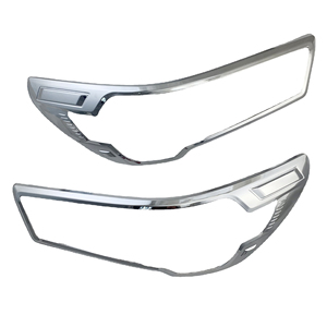 ชุดแต่งครอบไฟหน้ารถยนต์ สำหรับ โตโยต้า ไฮลักซ์ รีโว่ 2WD ปี 2021  ครอบไฟหน้าโครเมียม อุปกรณ์ตกแต่งขอบไฟ - Product Image 1