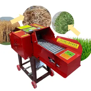 Cortacésped de doble función para alimentación Animal, máquina cortadora de césped para ganado y ovejas, paja de maíz