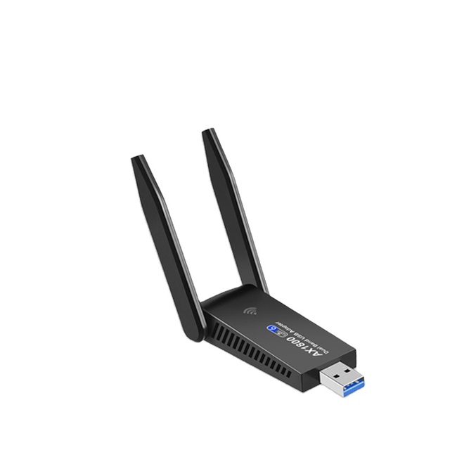 Dual Band 2.4g-5.8g WiFi 6 AX1800 External USB Adapter 1300Mbps High Speed Wireless 5G Receiver Transmitter