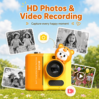 Appareil photo numérique miniature pour enfants, durable et sûr, adorable caméra selfie pour les tout-petits, cadeau d'anniversaire parfait, photos et vidéos HD.