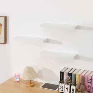 <strong>Deep</strong> White <strong>Floating</strong> Shelf Set of 3, Wall <strong>Shelves</strong> for Bathroom, Living Room, Bedroom, Modern Home Decor - Product Image 4