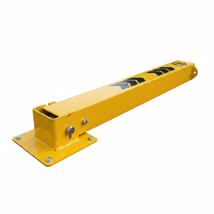 Barrière de carport en acier verrouillable de 75 cm pour un stationnement sécurisé - Product Image 2