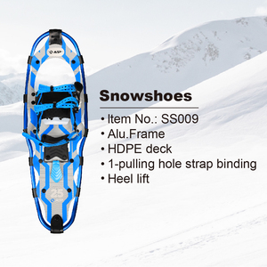 XATP Meilleure Qualité BSCI Cadre en Aluminium Plateau en HDPE Sangle à 1 trou de fixation Lève-talon Crampons à neige Fournisseur de skis - Product Image 2