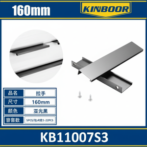 Commercio all'ingrosso 160mm stile europeo in lega di metallo maniglia dell'armadio tira 96mm/128mm dimensioni per cassetti armadi armadi - Product Image 1