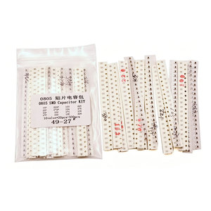 Kit de condensateurs SMD 320/720 pièces, assortiment 0201 0402 0603 0805 1206 1210, 16/36 valeurs (1 pF ~ 1 µF), échantillon de composants - Product Image 1