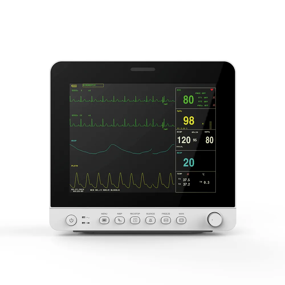 Contec cms9100 quan trọng dấu hiệu màn hình thú y BP SpO2 ECG bệnh nhân màn hình