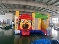 Château gonflable QIQU 5x6m sur le thème des filles avec toboggan et parcours d'obstacles pour fête d'anniversaire, château gonflable princesse