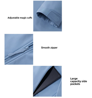 Chaquetas de Invierno Ecológicas Personalizadas para Hombre, con Cierre Frontal, Resistentes al Viento e Impermeables, con Capucha, para Exteriores y Uso Diario