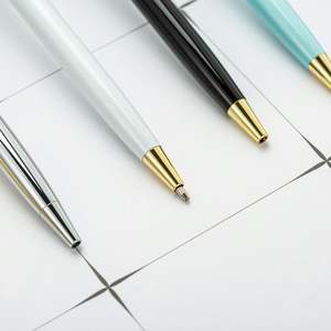 Bolígrafo de Metal con Clip y Perla Multicolor de Alta Calidad, Bolígrafos Promocionales Bonitos con Logotipo Personalizado para Regalos - Product Image 3