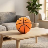 Ballon de basketball ODM en mousse PU taille 7 (29,5 po) léger, silencieux, haute élasticité, doux et silencieux pour l'entraînement en intérieur