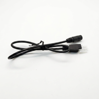 Kabel Daya 5557 4.2mm Pitch 2 Pin ke Konektor DC 5.5x2.1mm Female 22AWG untuk Catu Daya PC dan Sistem Pengisian Baterai