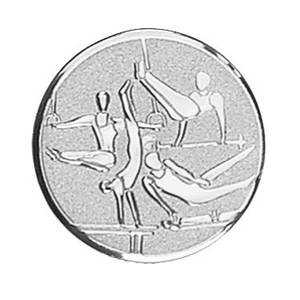 Pendentifs et breloques de gymnastique pour hommes, plaque D=25mm, finition fine - Product Image 1