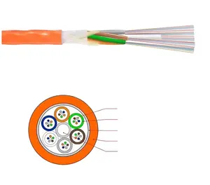 Urgent Salegcyfy 24 48 94 144 Core Air-Blow Fiber Optical Cable Mini Air Blowing Fiber Optic Cable For Micro Duct Installation