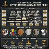 Profilé en aluminium CNC anodisé noir OEM, alliage d'aluminium 6061 6066 6082, extrusion pour clôture robotique et système d'automatisation