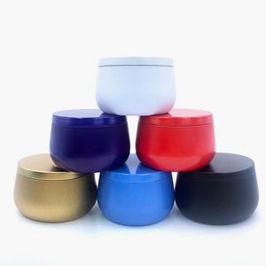 Échantillon Gratuit - Boîtes en Métal Dorées Rondes Décoratives Vides pour Bougies Parfumées (2oz, 3oz, 4oz, 6oz, 8oz) - Product Image 5