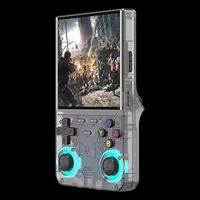 Ruidun Neue R36 Ultra Open-Source Handheld-Spielkonsole 4,0-Zoll HD-Bildschirm WLAN-fähig 64GB Speicher 3000mAh Akku Gaming
