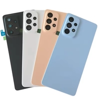 Pour Samsung Galaxy A53 5G A536B, coque arrière en verre pour batterie, coque de remplacement avec/sans objectif d'appareil photo