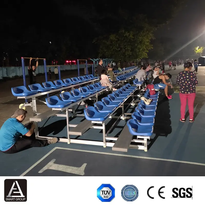 Hot Sell Aluminum Bleachers Portable Bleachers Seating Used Stadium Bleacher Chair