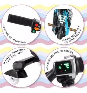 Modèle à pédale amélioré 360 tricycle électrique à dérive Scooter électrique à 3 roues pour enfants avec lumière LED réglable - Product Image 2