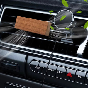 Nuevo Perfume para Automóvil de Lujo al por Mayor, Aromaterapia Creativa, Clip Magnético de Madera Sólida para Ventilación, Eliminación de Olores - Product Image 1