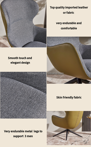 Relaxant Noir Salon Romantique Accent Chaises Meubles Salon Élégant Accent Hôtel <span class=keywords><strong>Fauteuil</strong></span> Chaise <span class=keywords><strong>Fauteuil</strong></span> - Product Image 6