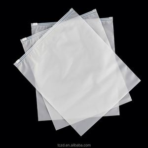 Wholesale PE Transparent <b>Plastic</b> <b>Zipper</b> <b>Bags</b> with Gravure Printing Shock Resistance for Clothing Frosted <b>Zipper</b> <b>Bag</b> - Product Image 1