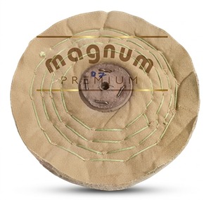 Disco de Pulido de Algodón Blanco Resistente de 100 mm con Orificio de 20 mm para Pulir Joyas y Superficies Metálicas con Acabado Espejo - Product Image 1