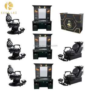 Ghế cắt tóc thiết kế logo tùy chỉnh, nội thất tiệm cắt tóc, ghế tiệm cắt tóc để bán - Product Image 1