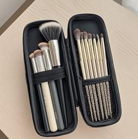 Étui rigide étanche en EVA avec fermeture éclair pour pinceaux de maquillage, personnalisable avec logo, idéal pour le rangement de crayons à sourcils et rouges à lèvres en voyage (vente en gros)