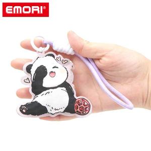 Llavero de Peluche Personalizado con Diseño de Dibujos Animados, de Poliéster, con Técnica de Tejido Compacto, para Sanación Emocional, Regalo para Marca - Product Image 3