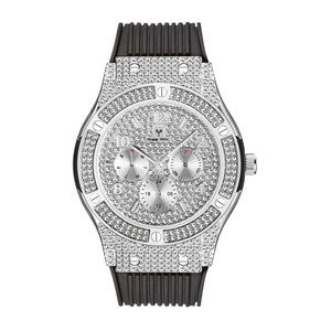 Reloj de Hombre Multifuncional de Alta Gama con Incrustaciones de Diamantes, de Silicona, Resistente al Agua y a la Moda - Product Image 3