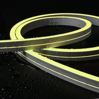 Tube néon LED en silicone 10*18mm à émission latérale IP67 24V 15W/M 120 LED/m SMD2835 découpable pour éclairage de chambre