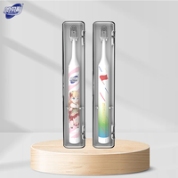 Nouvelle brosse à dents en plastique à usage quotidien, design innovant, rotation pour distribuer du dentifrice, vente en gros, brosse à dents à poils souples avec dentifrice