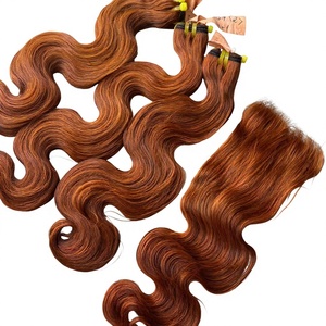Cheveux humains vietnamiens ondulés couleur Cajun - Product Image 3