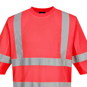 Camiseta de Seguridad de Alta Visibilidad, Certificada ANSI/ISEA 107 Clase 2/3, 100% Poliéster, Anti-Sudor, Transpirable, Reflectante, Ropa de Trabajo para Hombre - Product Image 5