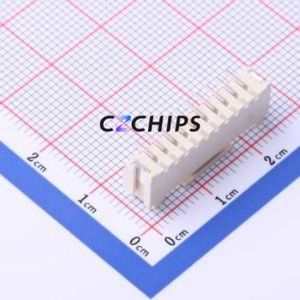 HC-HY-10ALT Wire-to-Board Pin Header SMD,P=2mm Connector 1x10P 2mm Vertical Mount HY - Product Image 2