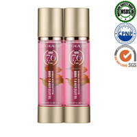 Minyak Rambut Vegan Organik 100ml Private Label, Lembut Halus, Pelindung Panas UV, Diperkaya Asam Amino, Anti Ketombe, Menyegarkan, Tanpa Bilas