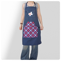 Tablier en toile sans manches tendance pour femme, avec logo personnalisé, pour usage domestique, restauration, cafétéria, salon de thé, nettoyage