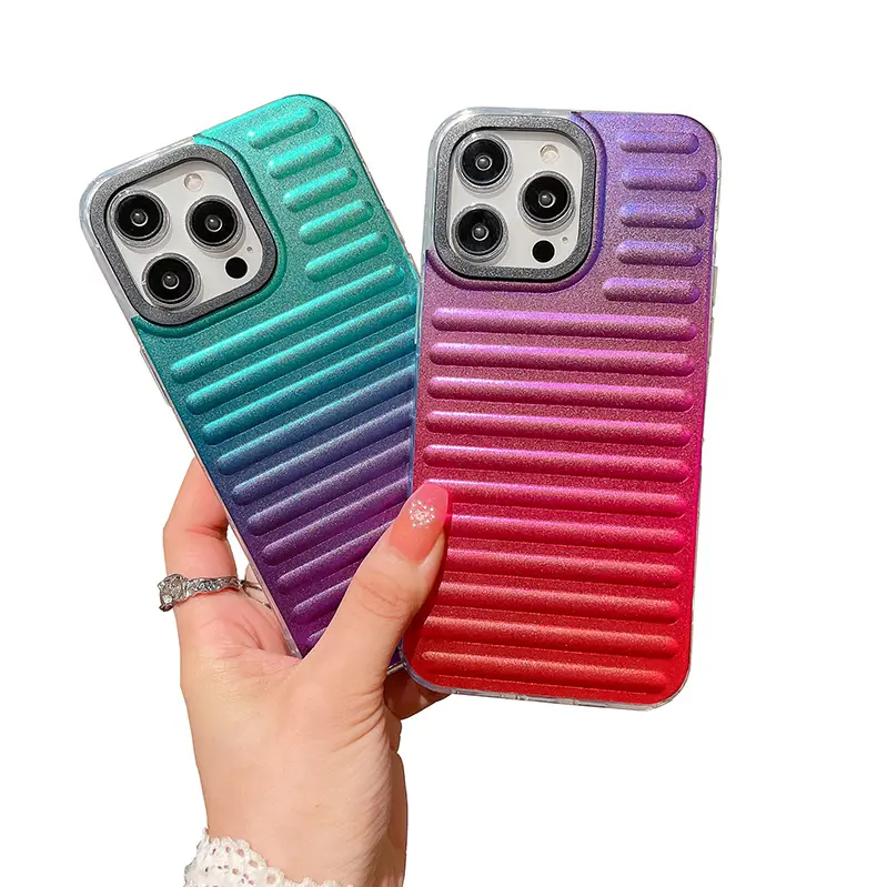 New Hot Selling 2023 Products Cute Dazzling Luggage Designer Mobile Phone Cases For Iphone 14/13/12/11 Pro Soft Tpu Phone Bag