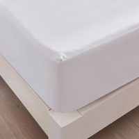 Drap-housse imperméable cinq côtés en polyester pongé multicolore pour la maison, l'hôtellerie, la literie, vente en gros en usine, commande personnalisée