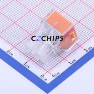 773-104 Spring <b>Terminal</b> <b>Block</b> <b>Connector</b> ( Construction: 1x4P )( Mounting Type: Free Hanging )( Total PIN Count: 4P ) - Product Image 2