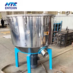 High Speed Plastic PVC Mixer By Heating And Cooling Type Stainless Steel Drum Mixer