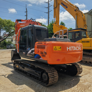 Excavatrice sur chenilles d'occasion Hitachi ZX120-6, 12 tonnes, pelle originale prête à être expédiée, mini-excavatrice d'occasion à vendre - Product Image 1