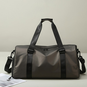 Sac de voyage minimaliste uni grande capacité avec compartiment à chaussures séparé pour chariot, idéal pour la gym et le yoga - Product Image 3