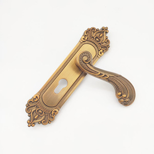 Poignée de serrure de <span class=keywords><strong>porte</strong></span> intérieure en aluminium de luxe léger étude poignée de serrure silencieuse pour <span class=keywords><strong>porte</strong></span> en bois - Product Image 3